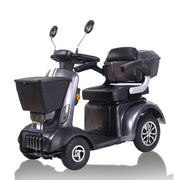 4-Wheel Electric Powered Mobility Scooter Wheelchair for Adults & Seniors - Pre-Assembled, 418lbs Capacity, 34~37 Miles Range, Up to 10.56~15.53MPH - coolbabymalls